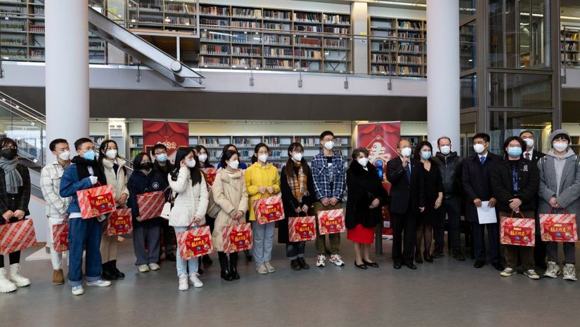 The Chinese Ambassador to Greece celebrates the Chinese New Year with our students at the Library of the School of Philosophy of the NKUA